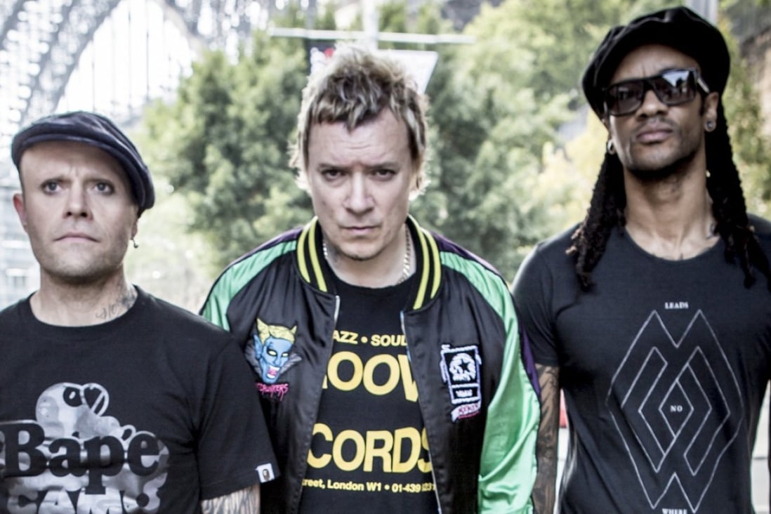 The Prodigy: (from left) Keith Flint, Liam Howlett, and Maxim will headline Saturday night at Clockenflap. Photo: AFP