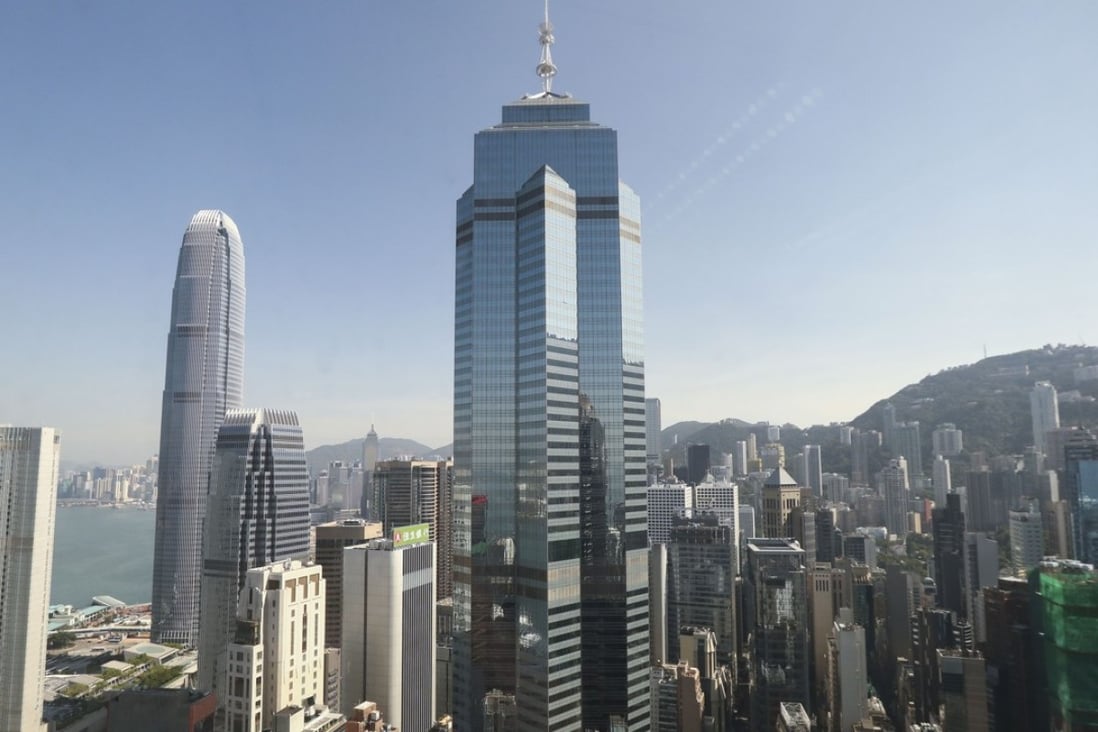 The Center office tower in Central was sold for HK$40.2 billion on Wednesday. Photo: Nora Tam