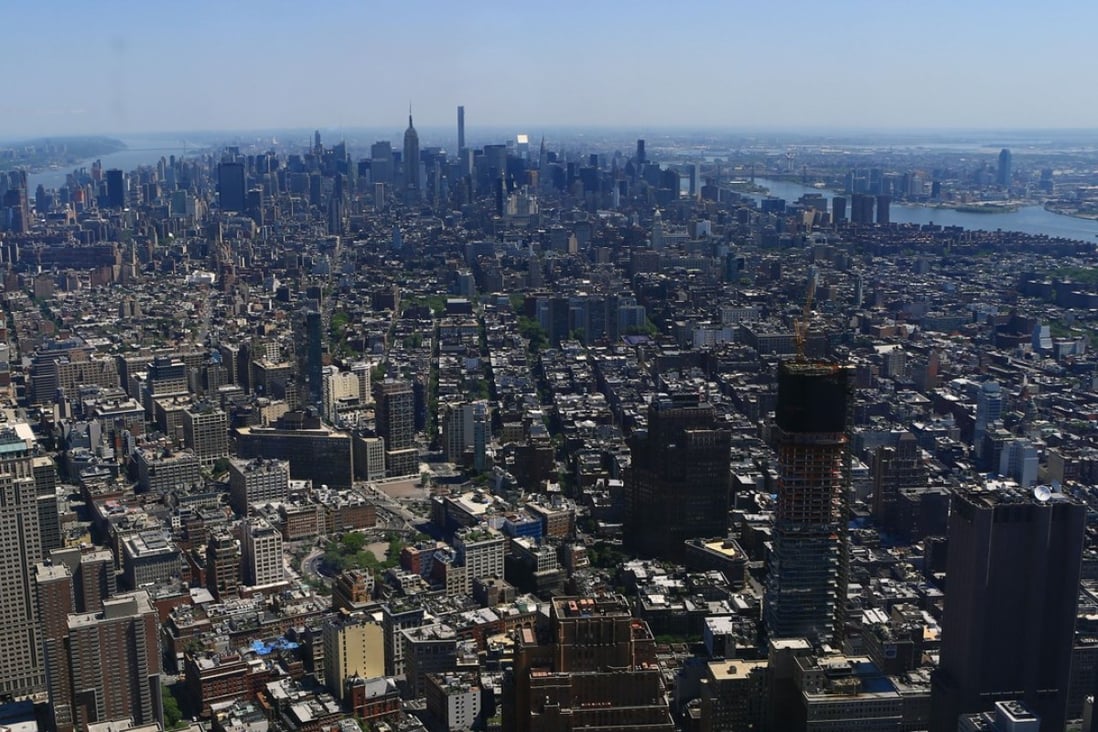 A view of Manhattan, in New York. Developer Joseph Moinian is seeking foreign funding for a project in the area’s west side. Photo: Xinhua