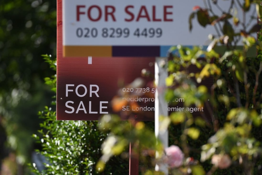 Mortgages in the UK of up to 70 per cent of a property’s value have also helped Chinese homebuyers sidestep restrictions on capital outflows. Photo: AFP