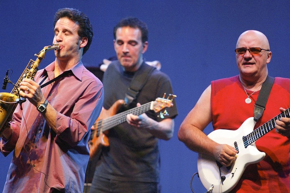 The Chick Corea Elektric Band (from left): saxophonist Eric Marienthal, bassist Ric Fierabracci and guitarist Frank Gambale at Hong Kong’s Queen Elizabeth Stadium in 2005. Photo: AFP