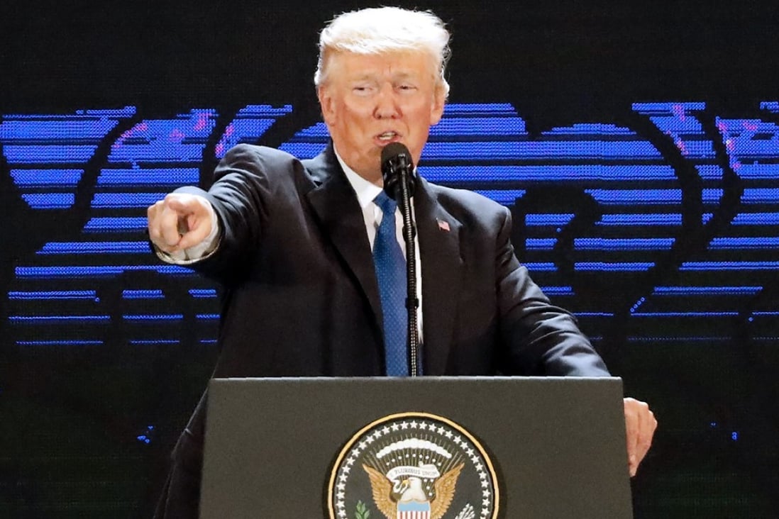 US President Donald Trump and top US officials have begun using the term “Indo-Pacific” instead of the more conventional “Asia-Pacific”. Photo: AFP