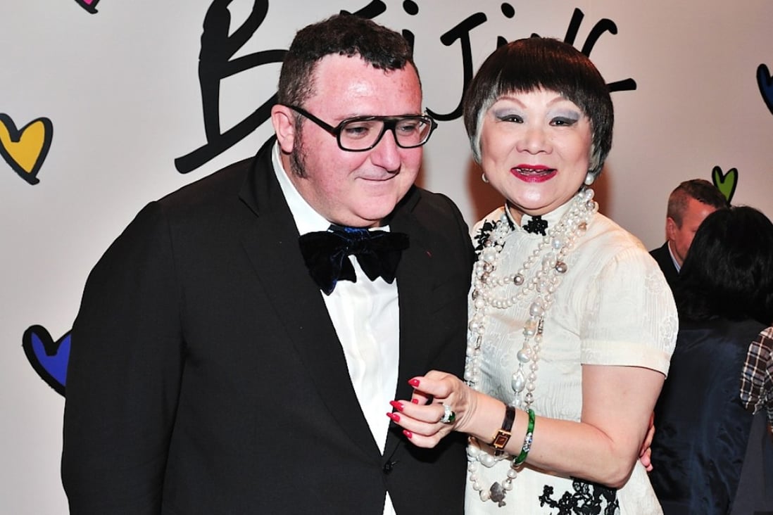 Alber Elbaz, Lanvin’s then-creative director, with owner Shaw-Lan Wang, in 2012, three years before she fired him because of his ‘unsatisfactory designs’.