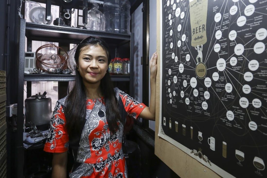 Belle Leung feels honoured to be the region’s first beer sommelier. Photo: SCMP / Jonathan Wong