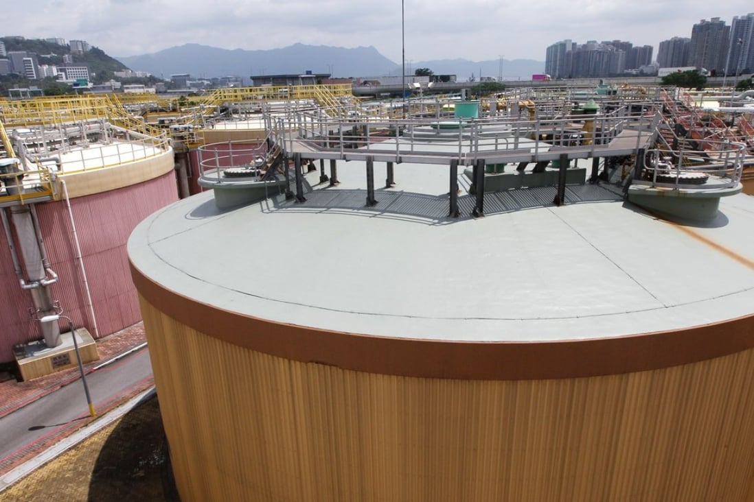 Relocation plans for the sewage treatment plant in Sha Tin will be proposed to Legco. Photo: Felix Wong