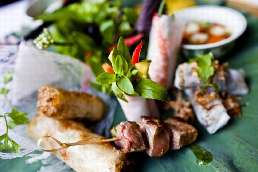 Spring rolls are one of the mainstays of Vietnamese cuisine.