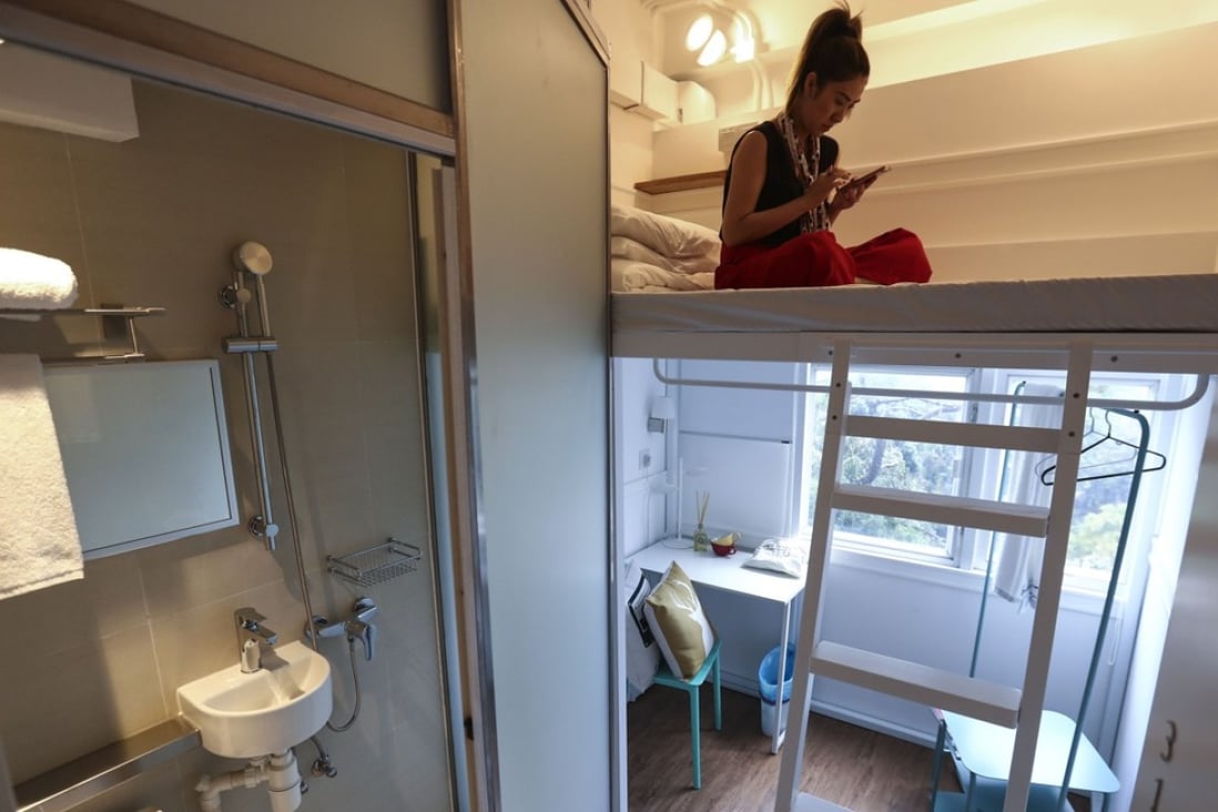 The interior of Eton Properties’ co-living space in Shouson Hill Road. Photo: Nora Tam