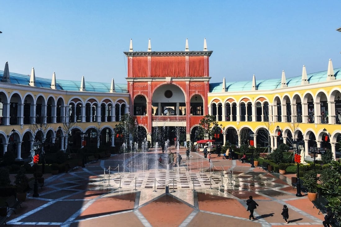 The Florentia Village luxury discount outlet mall in Shanghai. Allianz and its partners are planning to buy the mall, and do not see a threat from the boom in online shopping in China. Photo: Maggie Zhang