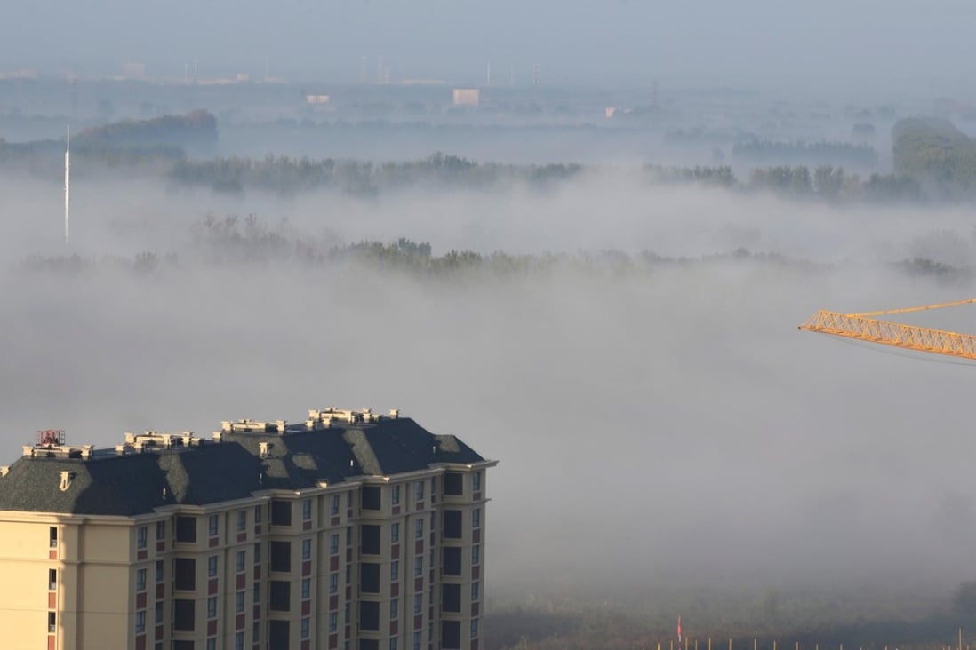 Apartment blocks on the outskirts of Tianjin on October 11, 2017. Photo: REUTERS