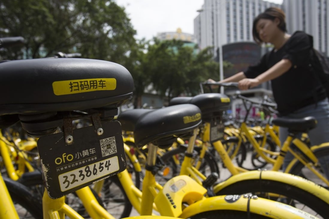 Ofo already allow users with a score of at least 650 on Sesame Credit to rent its bicycles deposit-free. Photo: May Tse