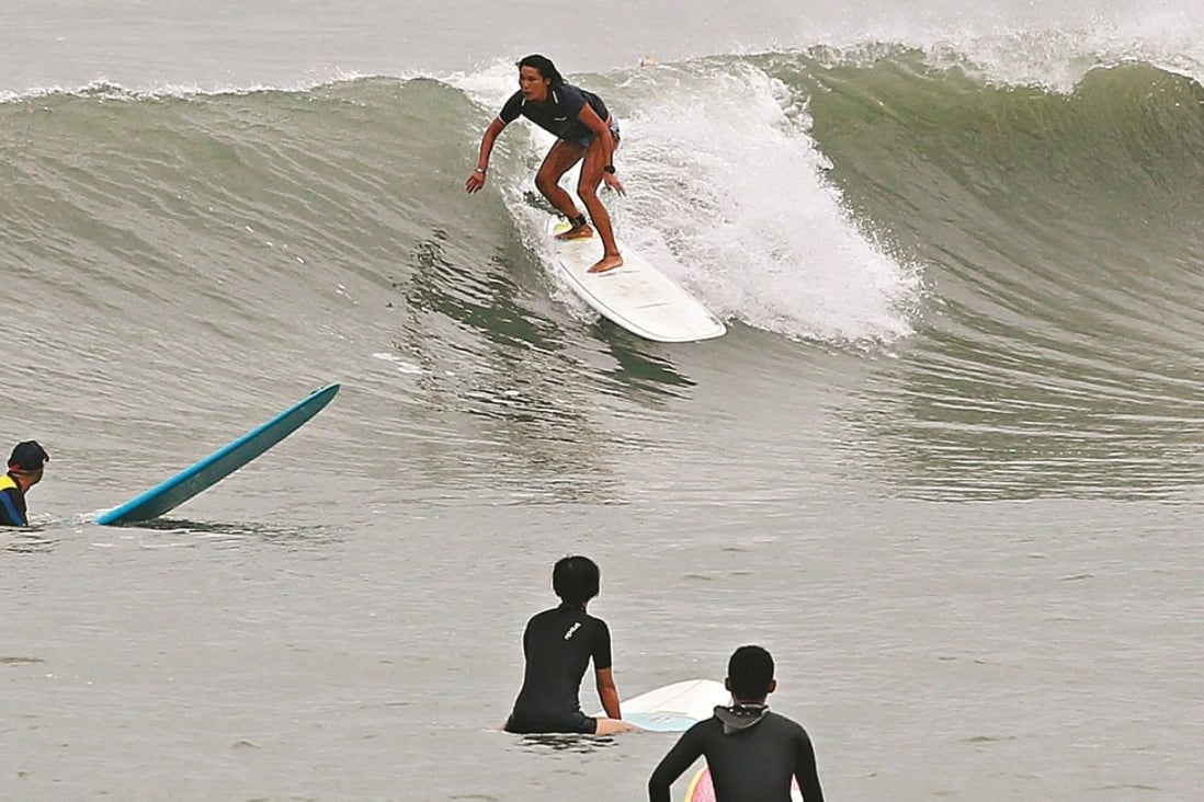 The seaside town of Doulan in Taiwan, part of an expanse of the southeastern shoreline, is fast becoming a favourite spot for surfers. Photo: James Wendlinger