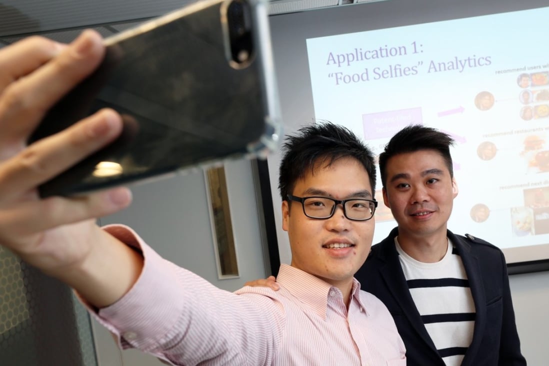 Cheung Pak-ming (left) and Professor James She developed the algorithm. Photo: Winson Wong