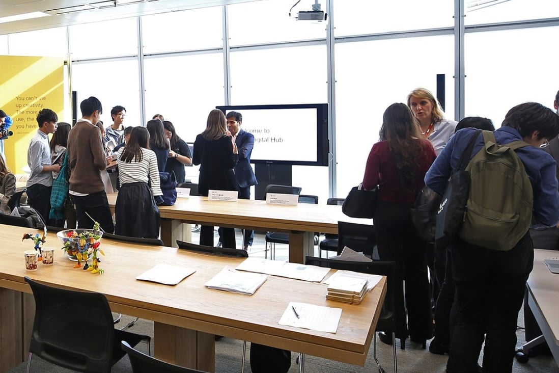 UBS launches “The Digital Hub”, which it hopes to use to link up its high-net-worth clients with tech start-ups. Photo: Winson Wong