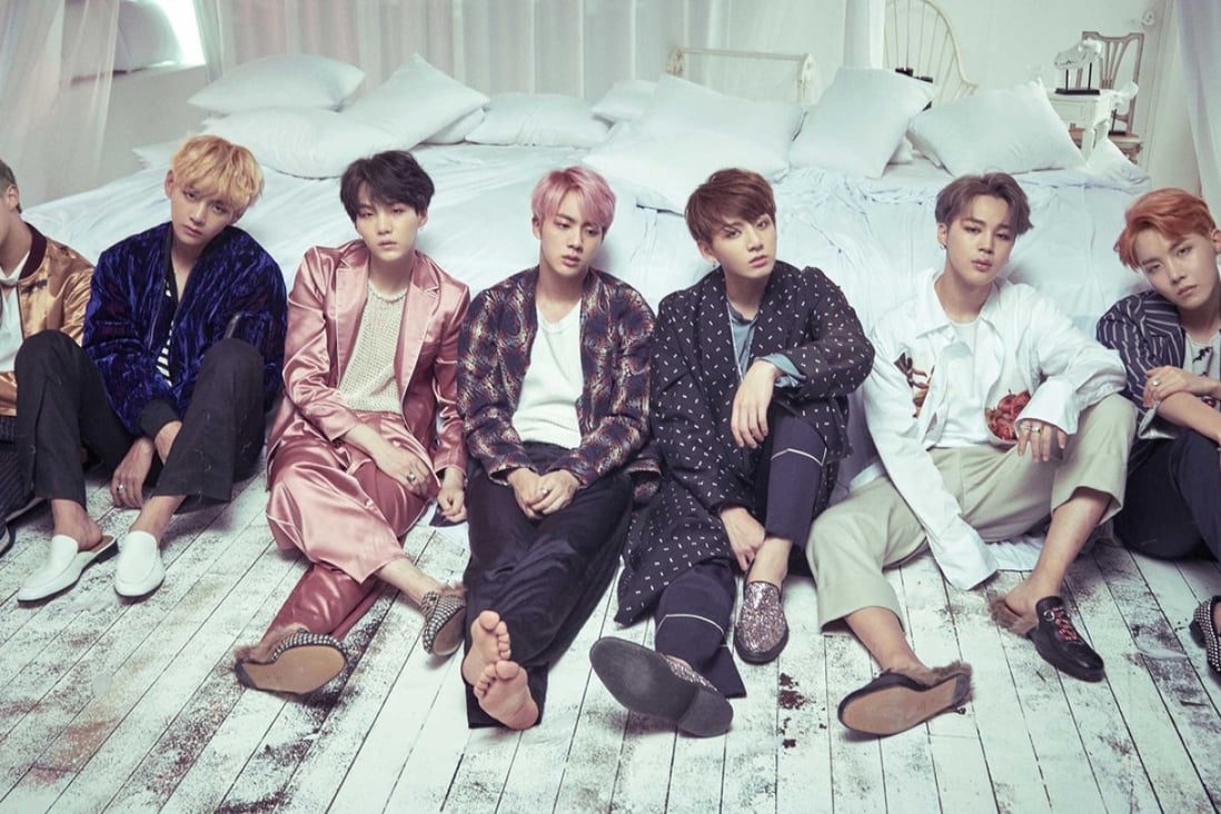 South Korean K-pop band BTS has broken into the US Top 40 with their hit Mic Drop.