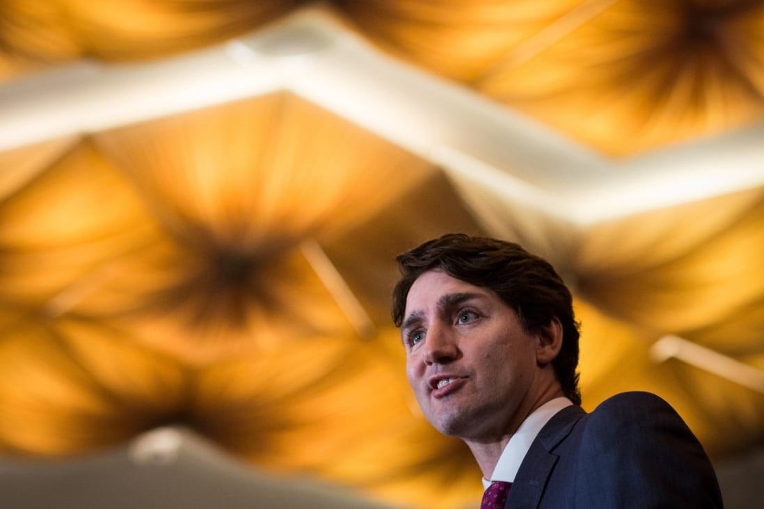 Canadian Prime Minister Justin Trudeau will be in China for five days. Photo: Bloomberg