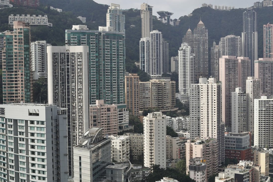 View of residential buildings in Mid-Levels, where a former minister has paid nearly HK$34 million for a 1,404 sq ft flat. Photo: Nora Tam
