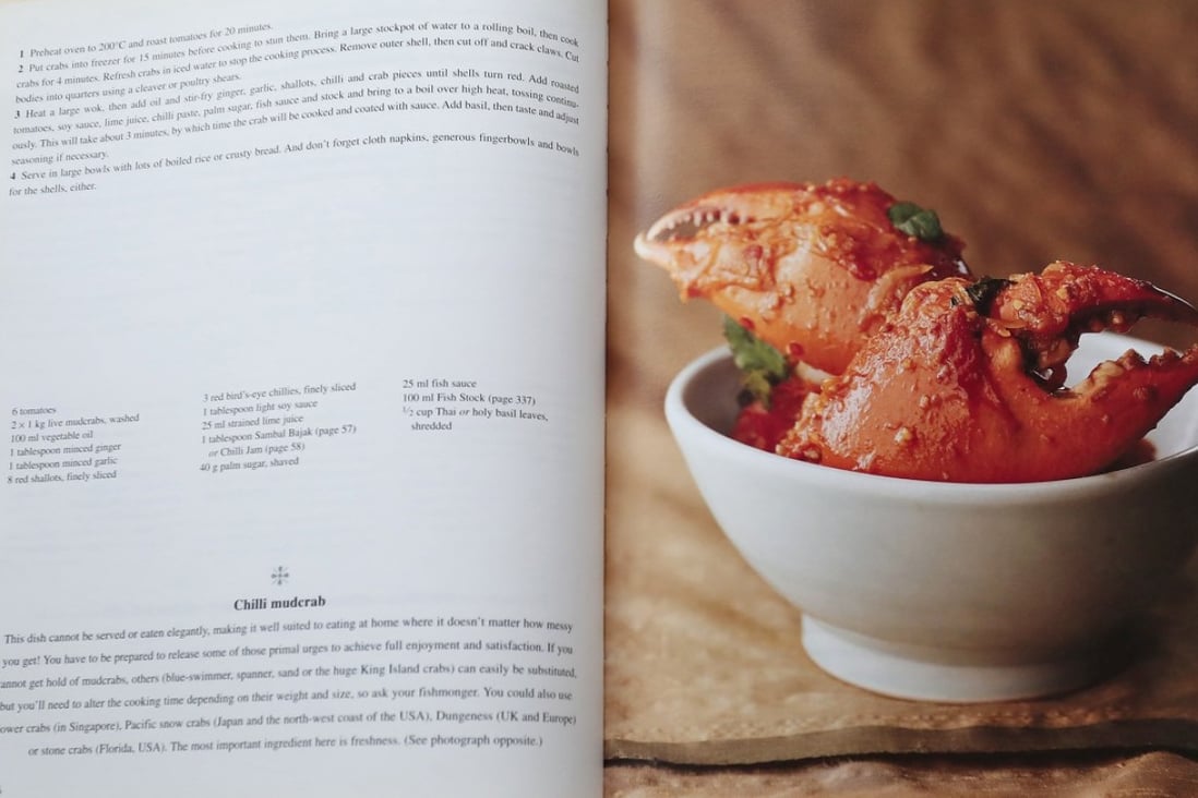A recipe for chilli mudcrab from the Spice cookbook, by Christine Manfield.