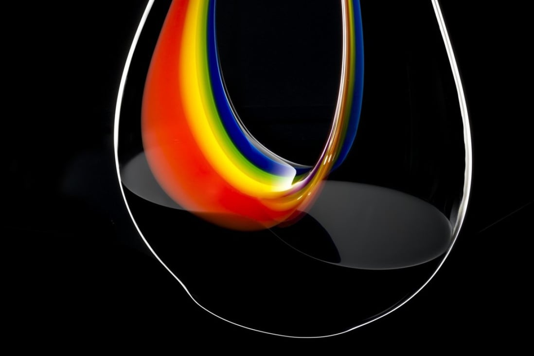 The Amadeo Double Magnum Rainbow decanter from Riedel depicts four colours and represents hope.