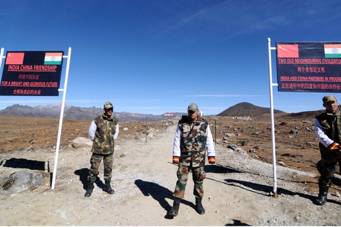 Indian soldiers keep watch at Bumla Pass on the border in Arunachal Pradesh, an area that China also claims. Photo: AFP