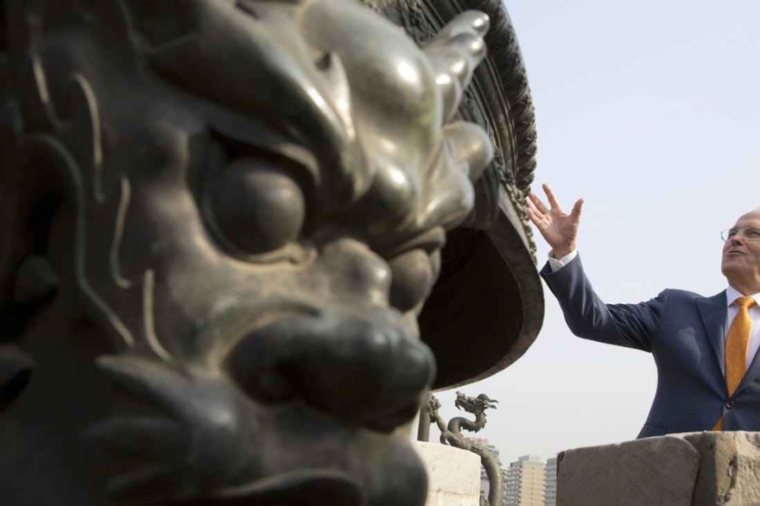 Australian Prime Minister Malcolm Turnbull in Beijing last year. The presence of a Beijing bogeymen has loomed large in Australian political life for much of the past 12 months. Photo: AP
