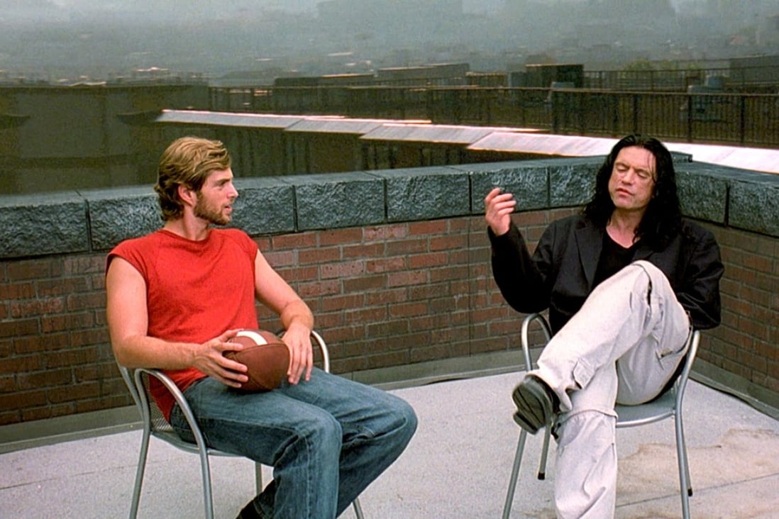 Greg Sestero (left) and Tommy Wiseau in the 2003 movie The Room. Photo: Wiseau Films