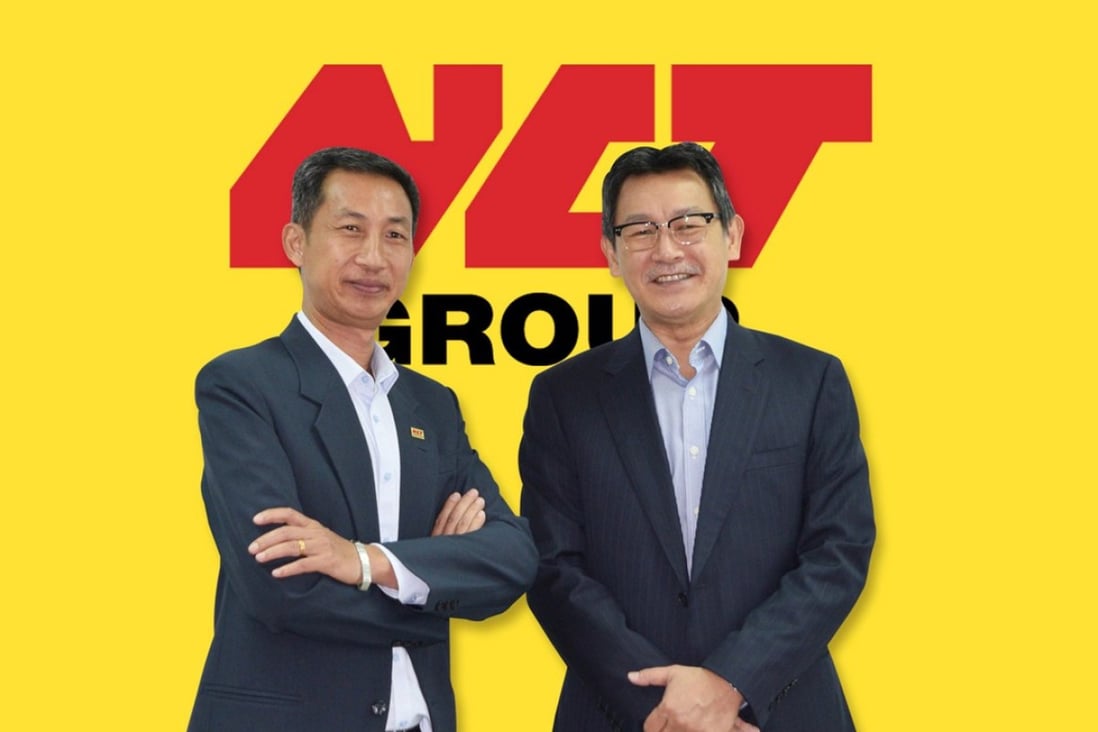 (From right): Thomas Ng, CEO and managing director; and Ng Vui Chuan, business development manager