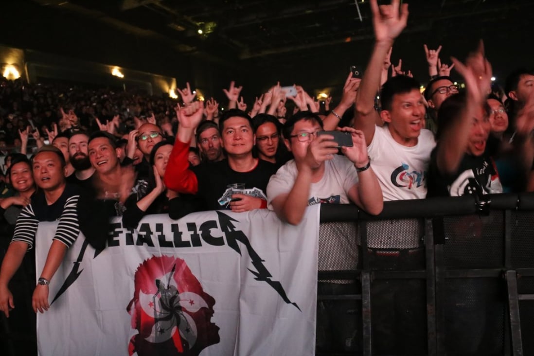 Metallica rocked Hong Kong at AsiaWorld-Expo earlier this year. Photo: Jarrod Watt