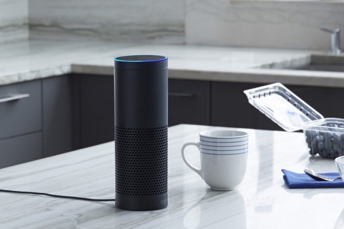 Amazon Echo is a hands-free speaker you control with your voice. Echo connects to the Alexa Voice Service to play music and provide information. Photo: Amazon/TNS