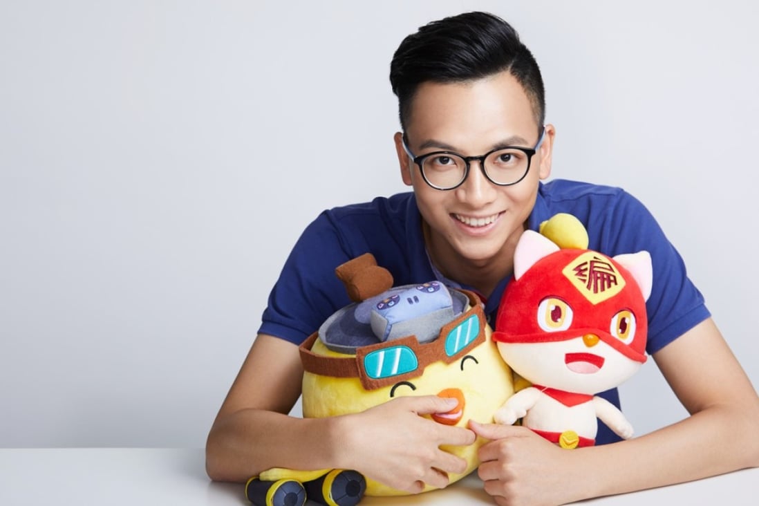 Li Tianchi, founder and CEO of Dianmao Technology, which offers courses to teach students how to design their own online games and even produce apps. Photo: Handout