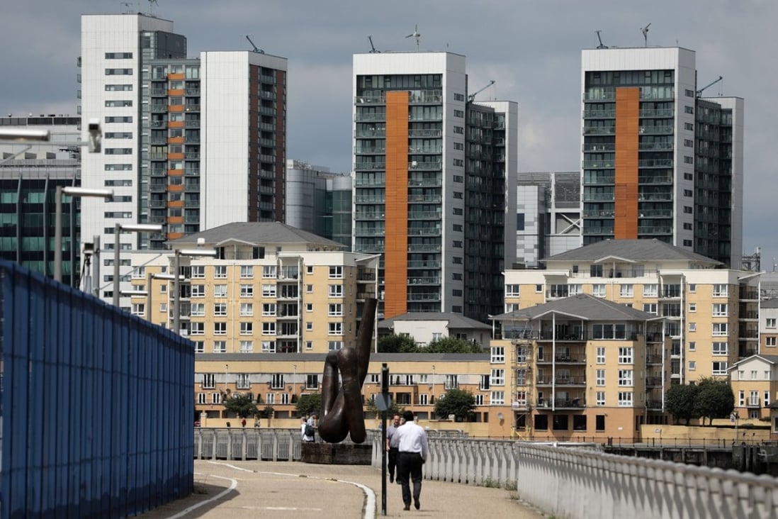 Residential flats in London. The director of a development company says that with workers operating on an indoor production line rather than on building sites, homes ‘will suffer from fewer snagging problems’. Photo: Bloomberg