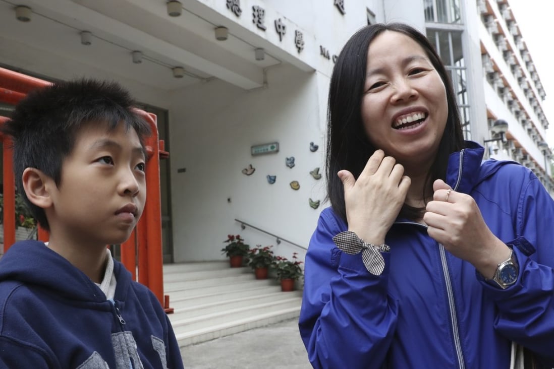 Amy Zou, who handed in an application form for her son at TWGHs Kap Yan Directors’ College in Sheung Shui, says there is little she can do over a school place. Photo: K.Y. Cheng