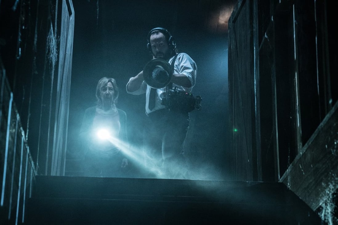 Lin Shaye (left) gets ready for a scene as she returns as the protagonist in Insidious: The Last Key (category: IIB), directed by Adam Robitel. Leigh Whannell co-stars. Photo: Justin Lubin