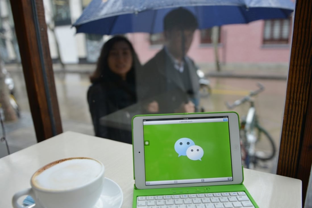 WeChat, the popular mobile messaging, social media and payments platform operated by Tencent Holdings, is now being adapted by the Chinese government as an electronic social security card for its users on the mainland. Photo: Agence France-Presse