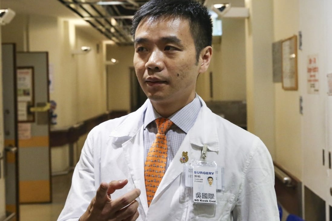 Dr Kelvin Ng is under a part-time contract with Queen Mary Hospital. Photo: Sam Tsang