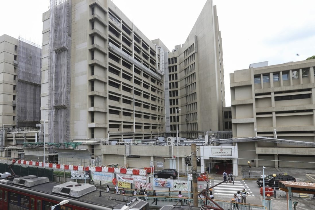 The five-year-old girl was rushed to Tuen Mun Hospital. Photo: SCMP/Dickson Lee