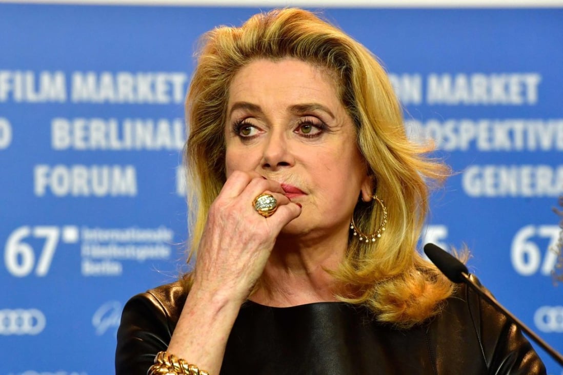 French actress Catherine Deneuve hit out on Tuesday at a new “puritanism” sparked by sexual harassment scandals, declaring that men should be “free to hit on” women. Photo: Agence France-Presse