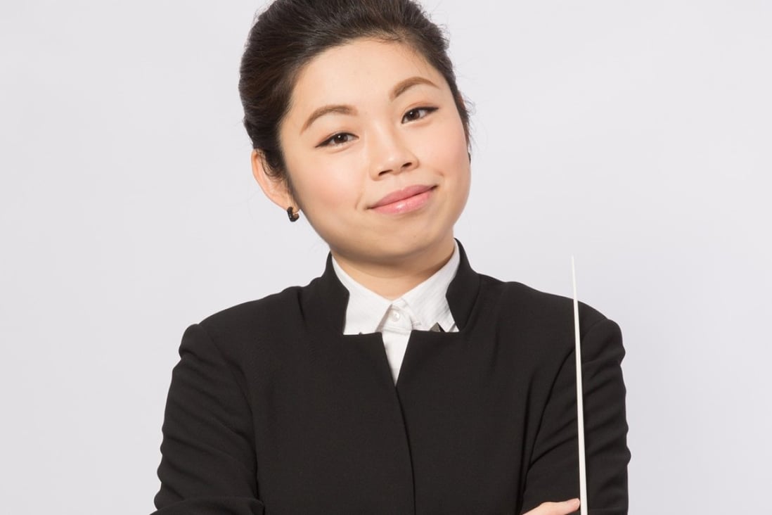 Hong Kong-born Elim Chan ahead of her 2016 performance with the Hong Kong Philharmonic Orchestra. She is principal conductor of a Swedish opera company orchestra. Photo: Hong Kong Philharmonic