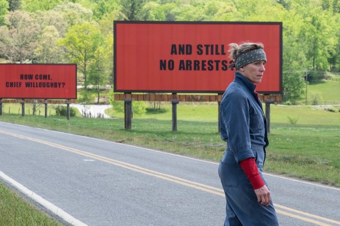 Frances McDormand shines in Three Billboards Outside Ebbing, Missouri (category IIB), directed by Martin McDonagh. Sam Rockwell and Woody Harrelson co-star.