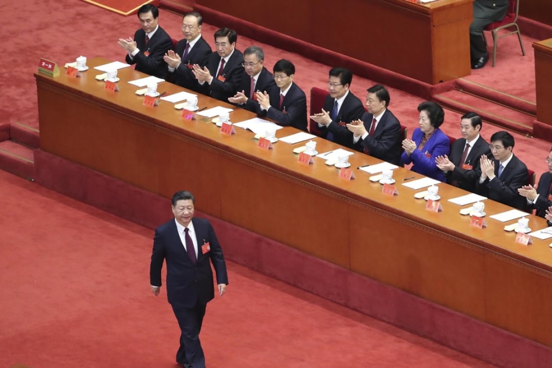 A front-page commentary in People’s Daily on Monday is the latest rallying call for the country to unite around President Xi Jinping to realise China’s global ambitions. Photo: Xinhua