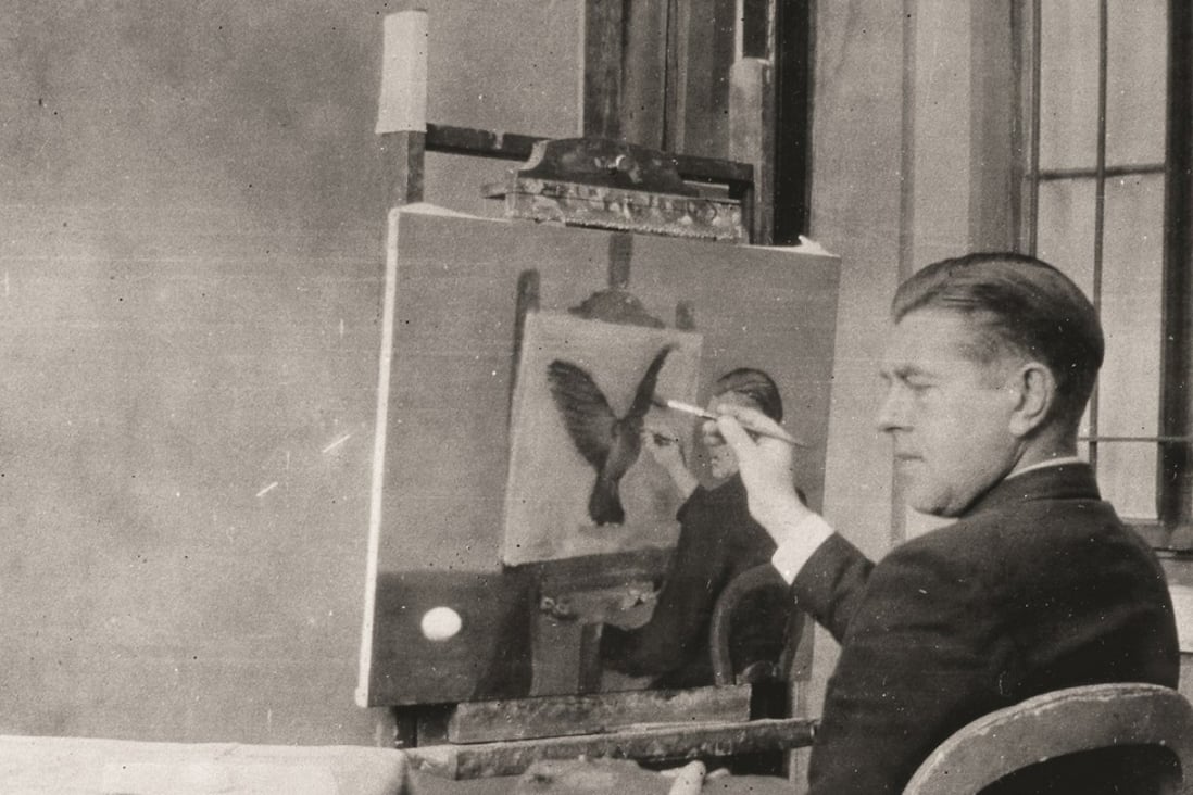 La Clairvoyance (1936) shows René Magritte at work. Photo: courtesy Charly Herscovici