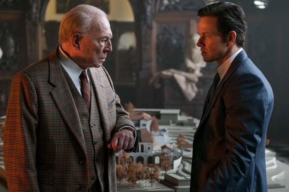 Christopher Plummer and Mark Wahlberg in a still from All the Money in the World (category IIB), directed by Ridley Scott.