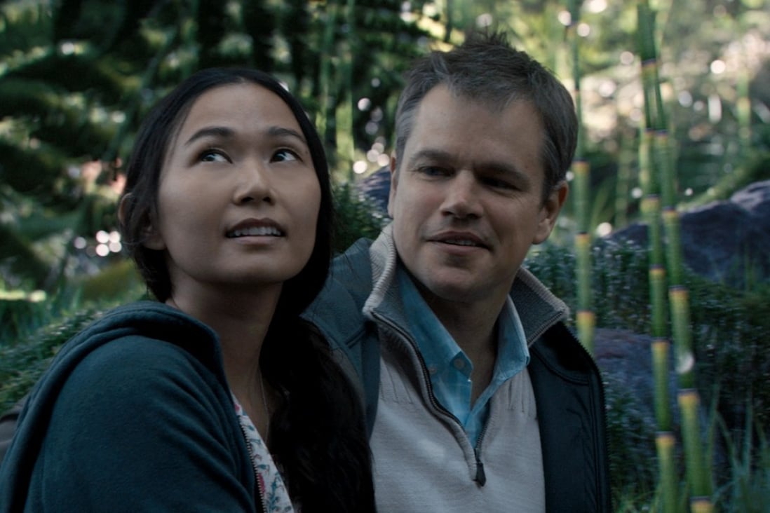 Matt Damon and Hong Chau star in Downsizing (category IIB), directed by Alexander Payne. It also features Kristen Wiig, Christoph Waltz, Maribeth Monroe and Udo Kier.