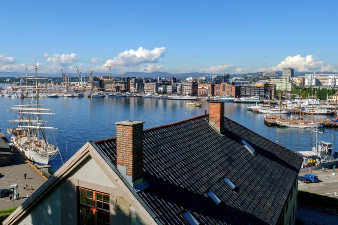 The Norwegian capital of Oslo. Fitch says in its latest global property report that house prices will not rise in Oslo or Norway as a whole in 2018, and will also not rise in Greece and Britain. Photo: Alamy