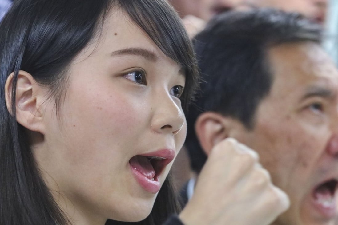 Demosisto’s Agnes Chow was aiming to become the city’s youngest ever lawmaker. Photo: David Wong