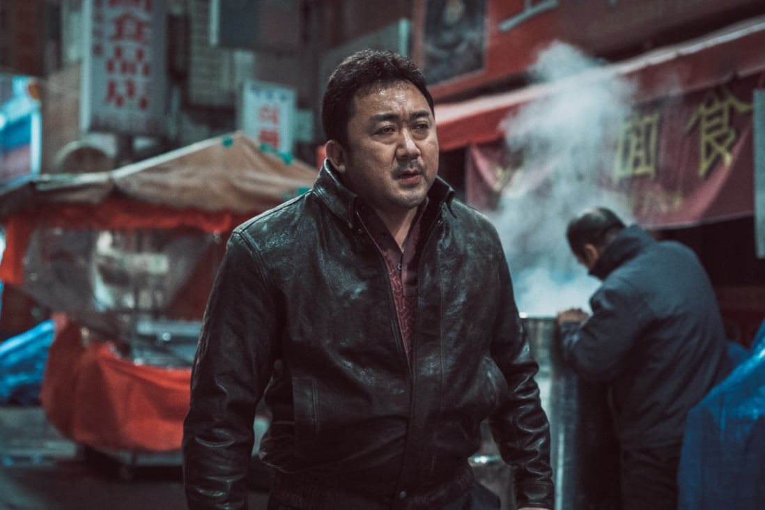 Ma Dong-seok plays a police inspector in The Outlaws (category IIB, Korean), directed by Kang Yoon-seong and also staring Yoon Kye-sang.