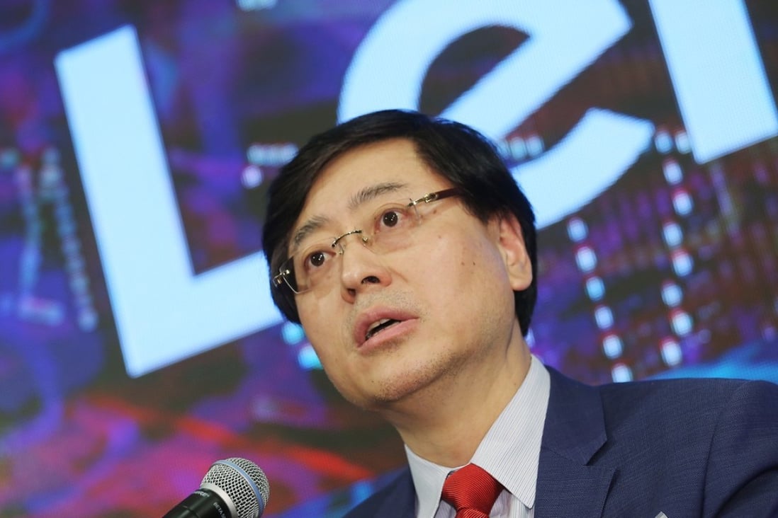 Lenovo Group chairman and chief executive Yang Yuanqing said the company has the right strategy in place for its mobile business to deliver sustainable growth in the long term. Photo: K.Y. Cheng