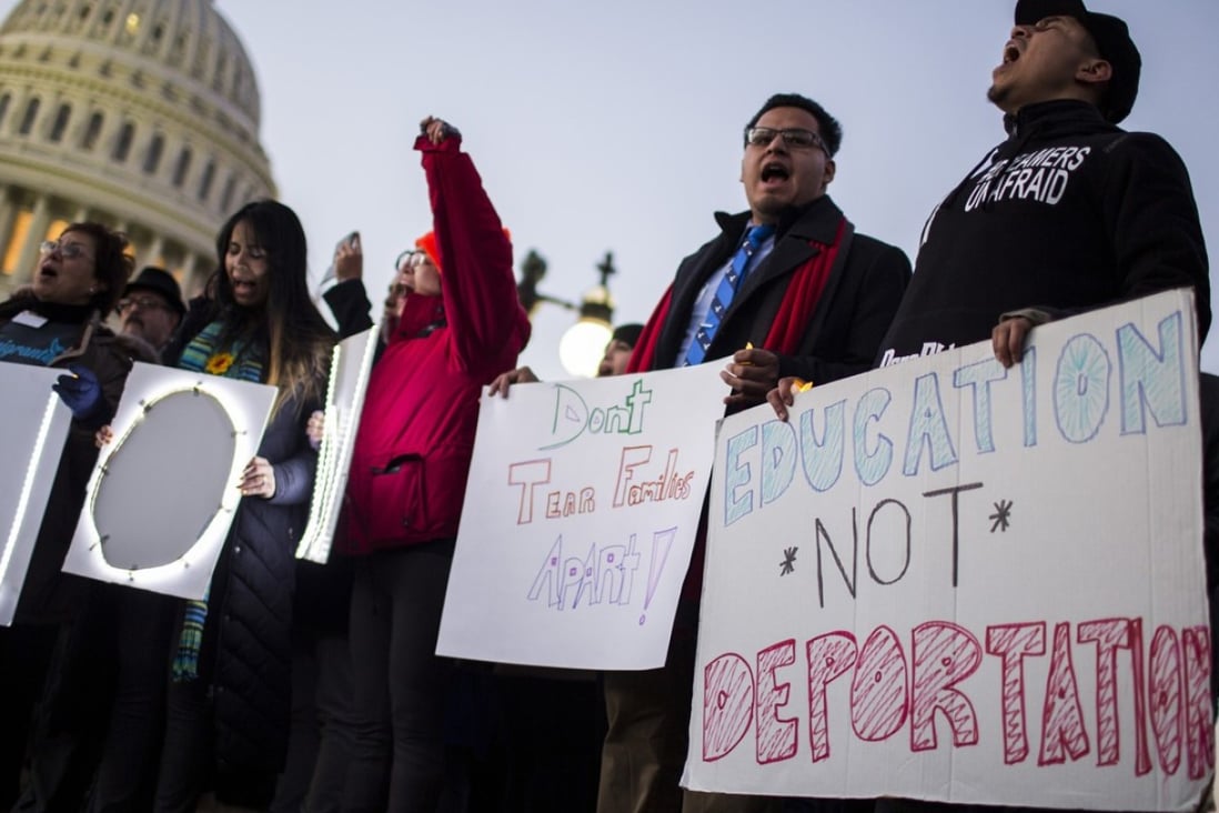 Donald Trump is using ‘dreamers’ as leverage in the US debate over immigration. Photo: Bloomberg
