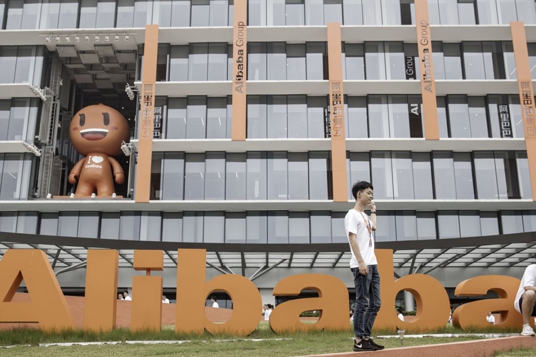The Alibaba Group Holding headquarters in Hangzhou. The company’s stock price plunged by about 6 per cent to close at US$192.22 on the NYSE following its earnings results. Photo: Bloomberg