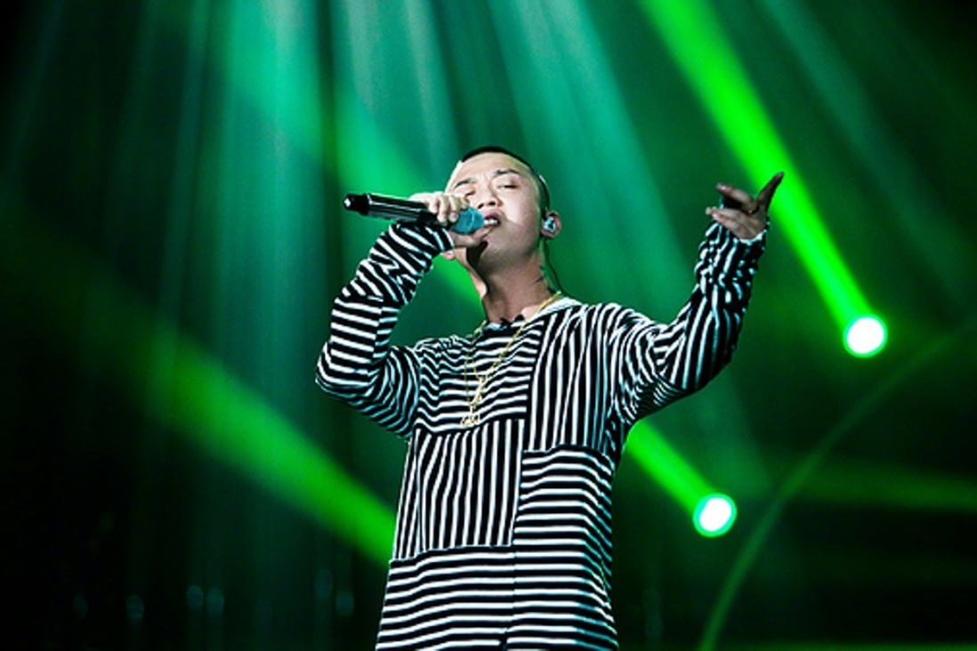 The Chinese rapper Zhou Yan, known as GAI. He was absent from Friday’s airing of the popular reality show ‘Singer’. Photo: Handout