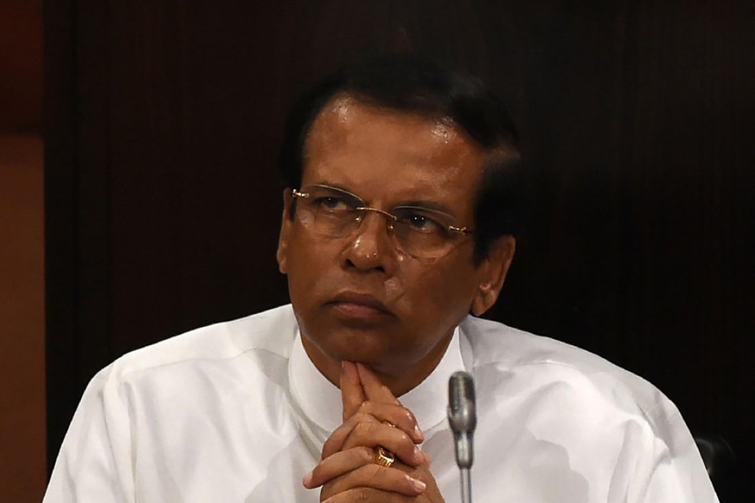 Sri Lanka's President Maithripala Sirisena has launched an investigation into the national carrier after it terminated a deal with Emirates. Photo: AFP